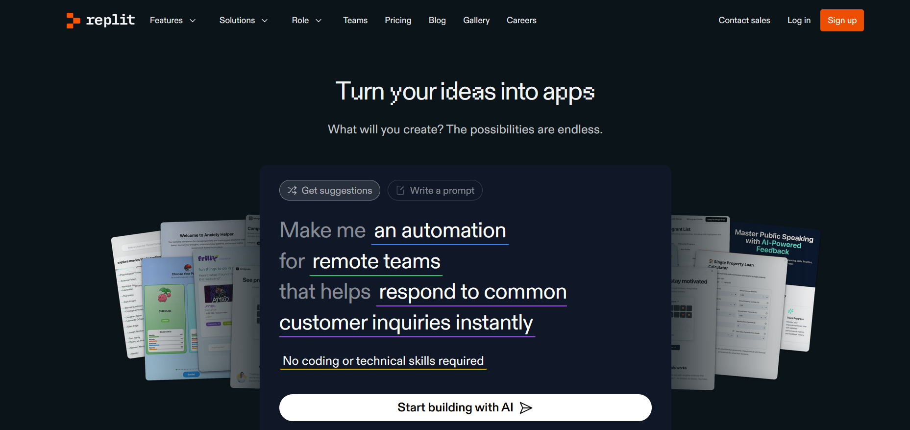 Replit Interface