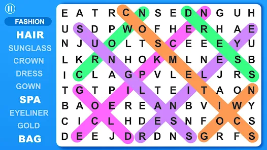 Play Word Search game online for free